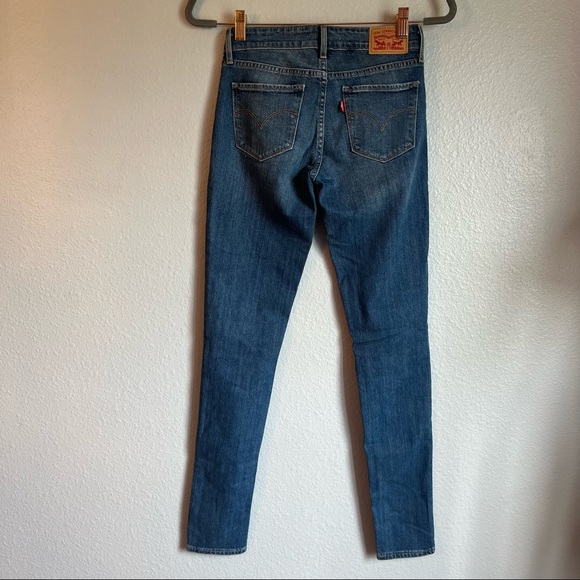 Levi’s Womens 711 Skinny Jeans Medium Wash - Picture 4 of 5